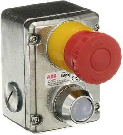 ABB ESTRONGZ LED Not-Aus/Not-Halt-Taster in Rot - Bild 1