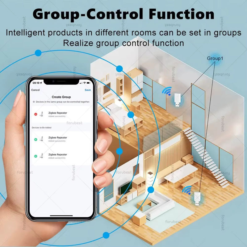 Tuya Zigbee 3.0 Drahtloser Signal Repeater USB Signal Verstärker in Weiß für Smart Life App und Zigbee2MQTT - Bild 4
