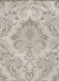Cole & Son Tapete Stravinsky Floral in Silber, Beige und Gold, Non-Woven, Glänzend - Bild 1