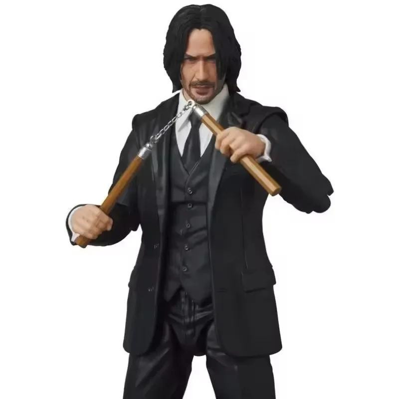 Mafex John Wick Actionfigur mit Hundefigur - Bild 2