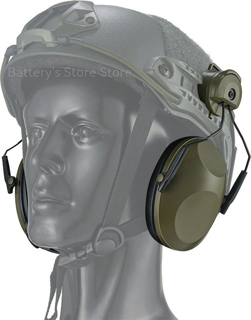 ARM NEXT Gehörschutz Helm-Montierte Version Anti-Noise-Ohrstöpsel für Jagd und Schießen in Schwarz - Bild 1