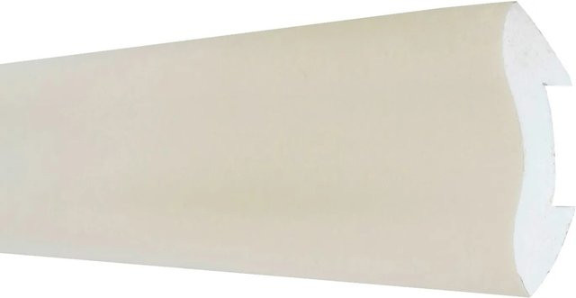 Döllken Profiles Hohlkehlleiste aus Kunststoff in Weiß, B/H: 22 x 22 mm, Länge: 2500 mm - Bild 1