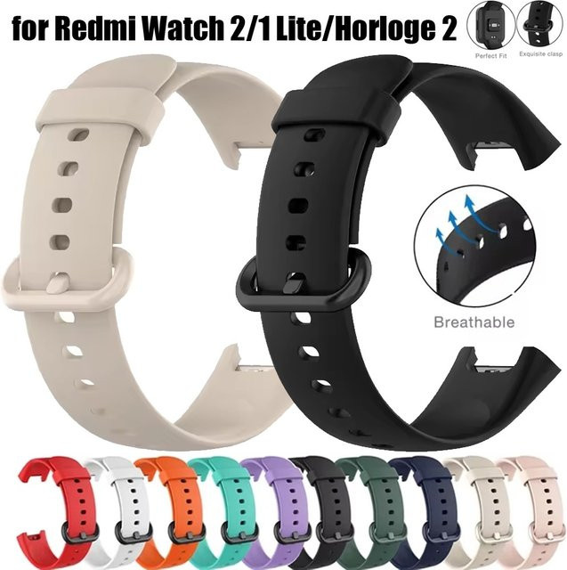 Xiaomi Uhrenarmband Silikon, Schwarz, Unisex - Bild 1
