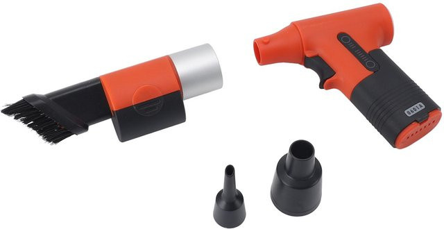 Leistungsstarker mfySpace Turbo-Jet-Ventilator in Rot, tragbarer Mini-Handheld-Luftreiniger mit 120000 U/min zur Sportkühlung und zum Trocknen von Tierhaaren - Bild 1