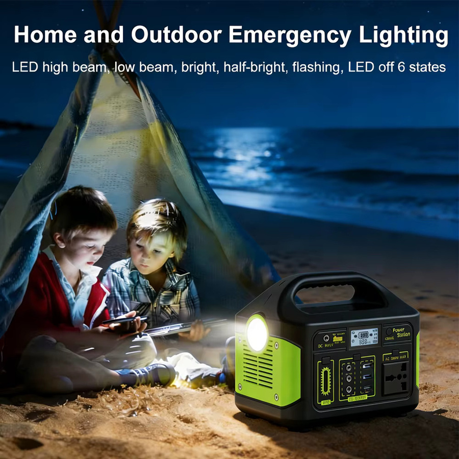 Gaiaray Tragbare Stromversorgung 300W 256Wh Solar-Powerstation in Schwarz mit LiFePO4 Akku und Smart BMS für Camping, Reisen und Wohnmobil - Bild 6