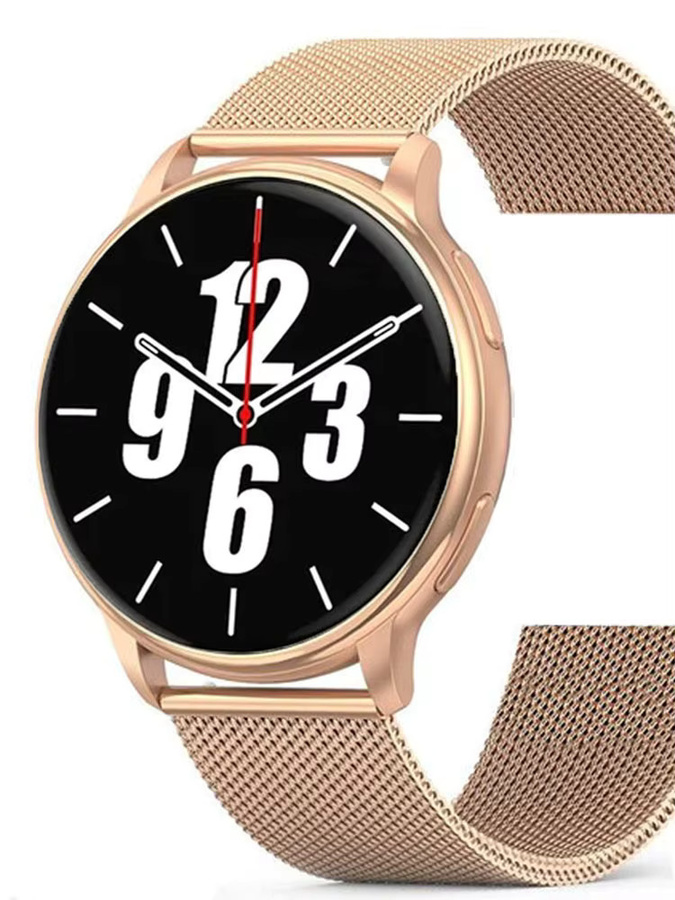 Ola Esporte Smartwatch mit 1,28 Zoll Display für Männer und Frauen in Grau oder Gold mit Sprachanruf-Funktion, Herzfrequenz- und Schlafüberwachung sowie Benachrichtigungs-Vorschau - Bild 5
