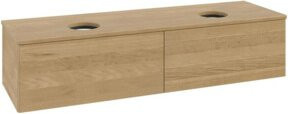 V&B Waschtischunterschrank Antao mit integrierter Beleuchtung, Farbe Honey Oak, B/T: 160 x 50 cm - Bild 1