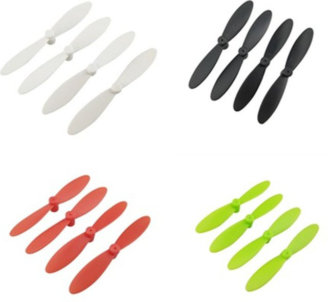 Eachine H8 Mini Propeller Ersatzteile Kunststoff 8-teiliges Set Rot/Grün - Bild 1