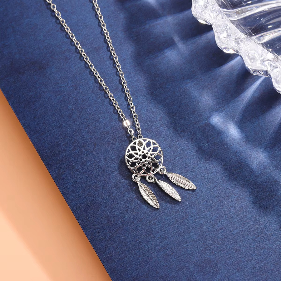 GaGa-Duck Halskette 925 Silber, Feder, Damen - Bild 3
