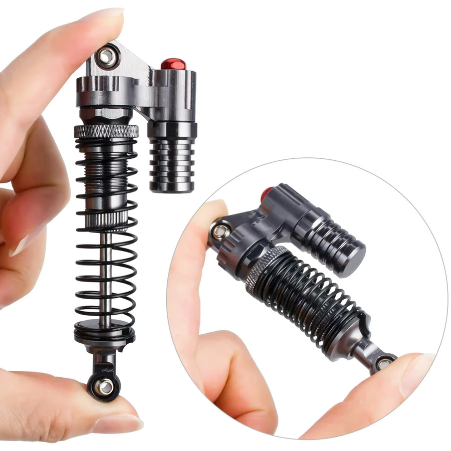 YSIDO RC Crawler Auto Upgrade-Teile, 4-teiliges Set, Aluminium Piggyback-Stoßdämpfer, L=93MM - Bild 3