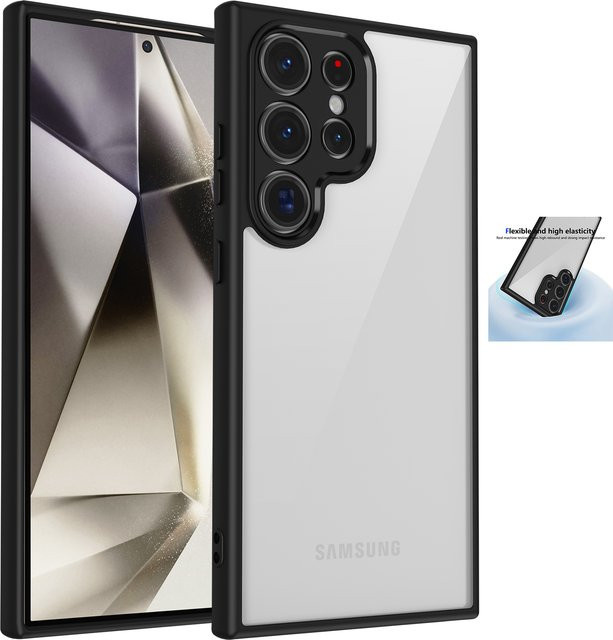 Transparentes TPU Anti Drop Schutzcase für Samsung Galaxy S25 S24 S23 S22 Ultra und weitere Modelle - Bild 1