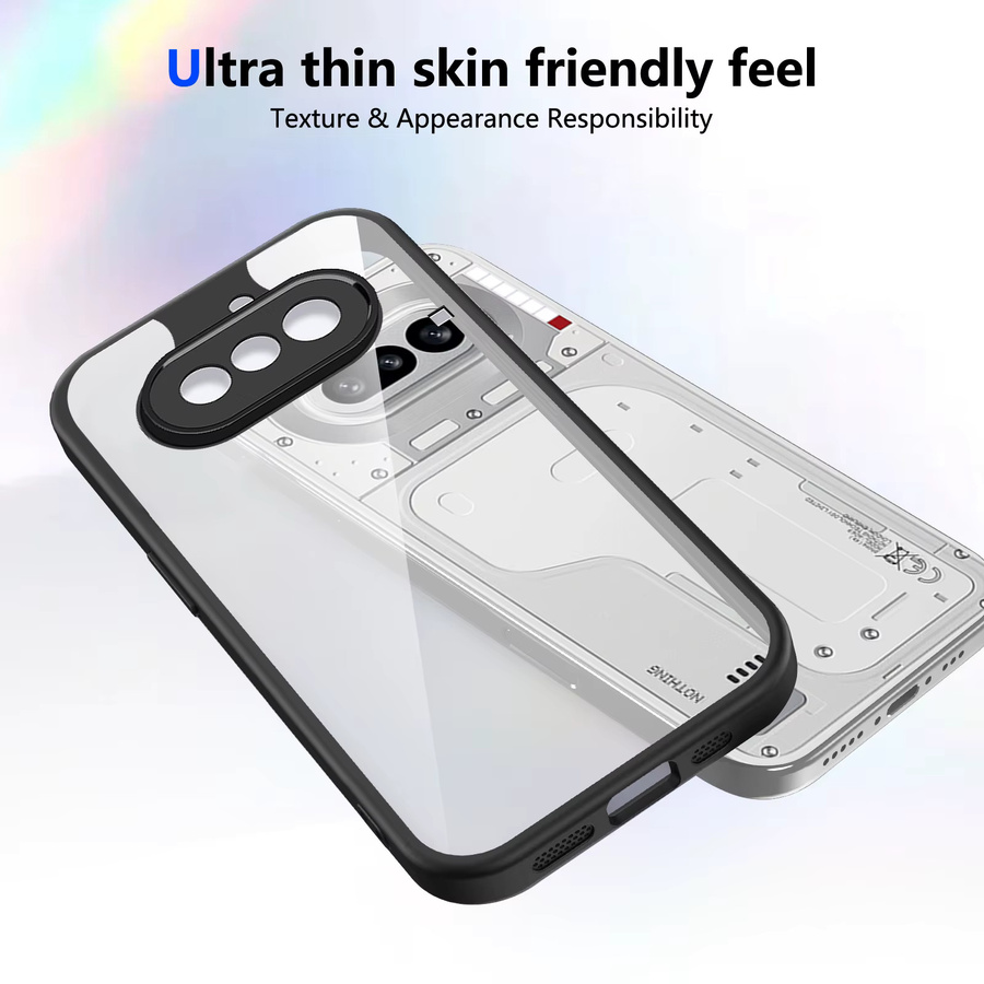 Stoßfeste Silikon-Handyhülle für Nothing Phone 4A 5G in Transparent Matt mit Luftpolster-Schutz - Bild 2