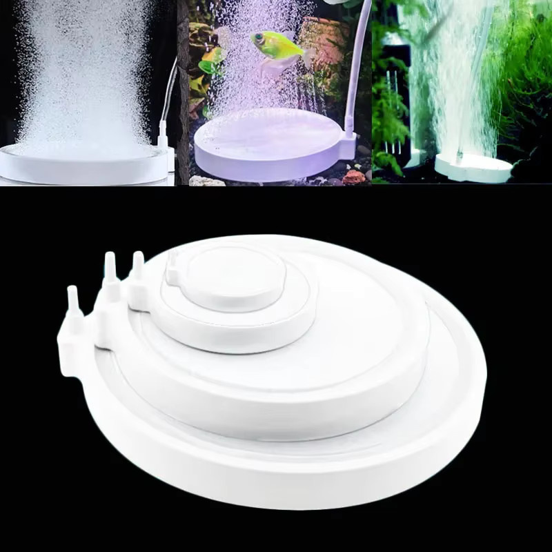 ZHIYANG Aquarium Nano Air Stein Sauerstoff Belüfter in Weiß für Teich und Hydrokultur - Bild 2