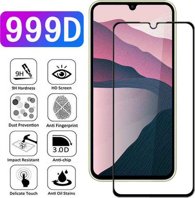999D Voll gehärtetes Schutzglas für Xiaomi Redmi Note 12 11 10 9 Pro Plus 11T 10S und Redmi 7 8 9 9A in Transparent - Bild 1
