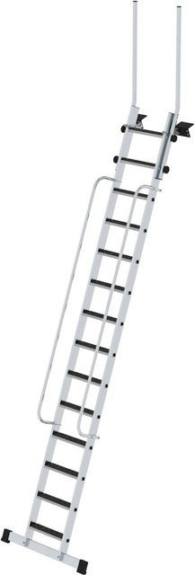 PROREGAL Geschossleiter mit 14 Stufen in Silber - Bild 1