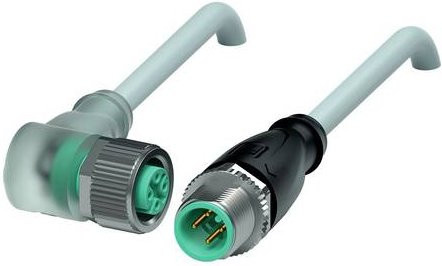 Pepperl+Fuchs 241644 Sensor-Aktor-Steckverbinder konfektioniert, Farbe: Grau, Länge: 2 m, Polzahl: 4 - Bild 1