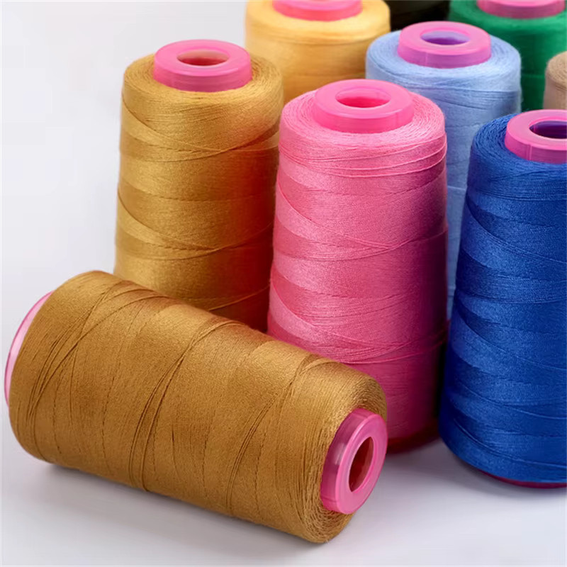 Starkes Polyester-Nähgarn 203 für Polster, Jeans und Denim, 3000 Yard, Gelb und Mehrfarbig - Bild 4