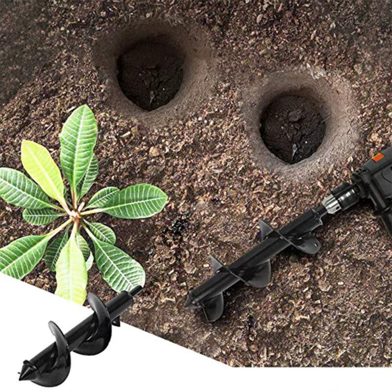TQLQ Metall Bohrer Set aus Stahl für Gartengeräte zum Pflanzen von Blumen und Bäumen - Bild 3