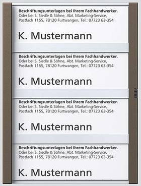 Siedle Montagezubehör für Türsprechanlagen in Silber - Bild 1