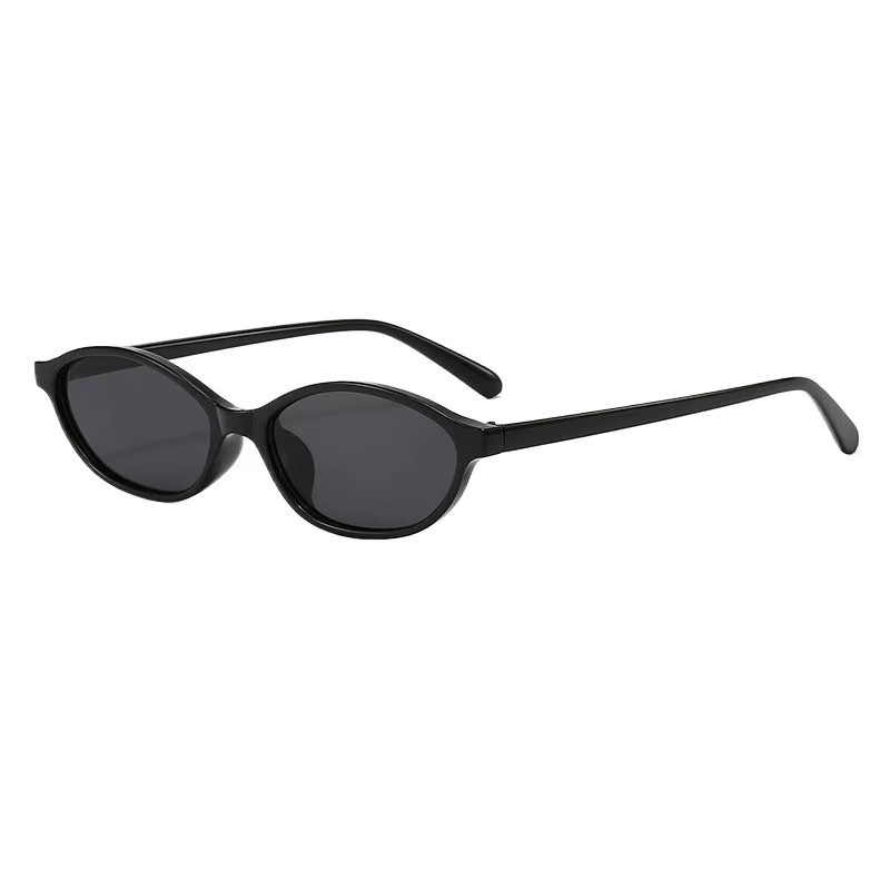 Retro-Sonnenbrille, oval, Vollrand, Kunststoff, Damen - Bild 5