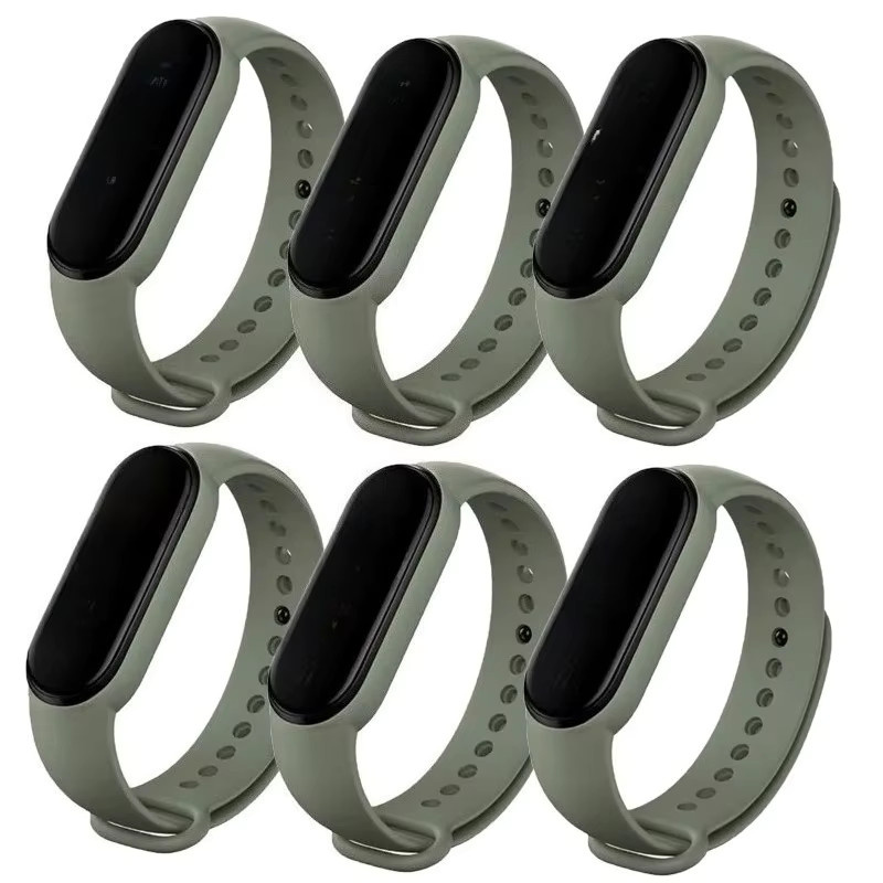 NEY Uhrenarmband Silikon, Schwarz, Unisex, Xiaomi Mi Band - Bild 1