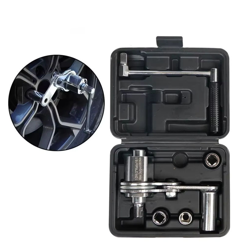 Torsionsdrehmomentvervielfacher Schraubenschlüssel Set mit Tragetasche, 1/2 Zoll, Farben: Silber, für Radmutter-Entfernung und Autoreifen-Demontage - Bild 7