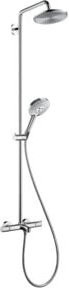 Hansgrohe Showerpipe Raindance S 240 mit Wannenthermostat, Regendusche und Handbrause, Chrom - Bild 1