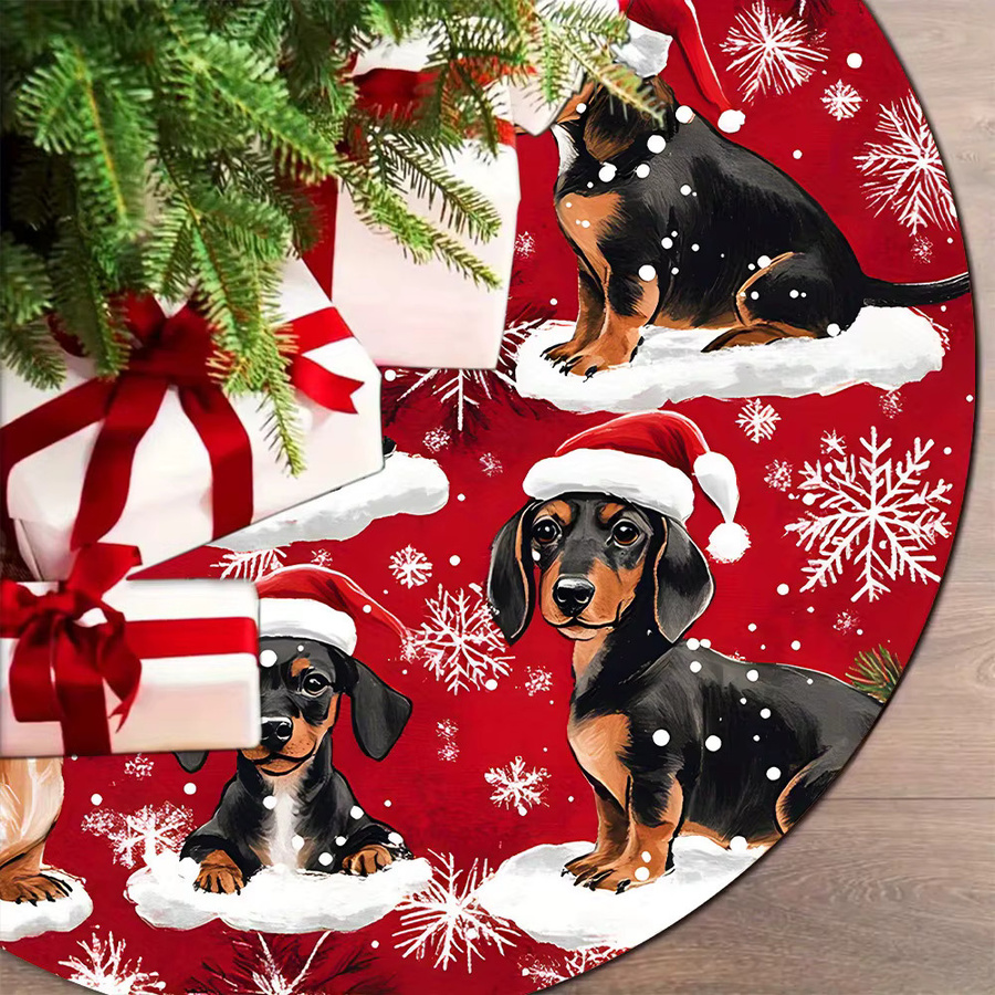 VIKAMA Weihnachtsbaum-Dekoration Wurst-Design in Rot für Heim- und Partydekoration - Bild 3