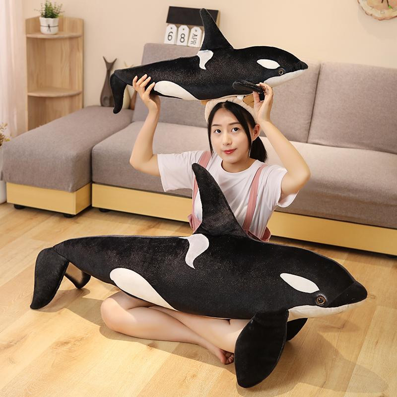 Pangcangshu Orcinus Orca Schwarzer Killerwal Plüschspielzeug 50cm - Bild 4