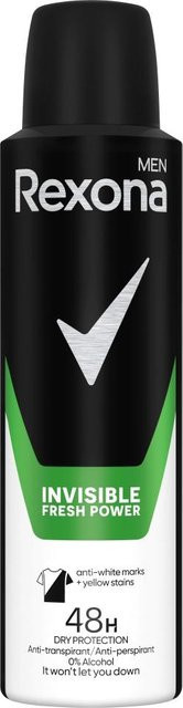 Rexona Men Invisible Fresh Power Spray, 150 ml, Herren - Bild 1