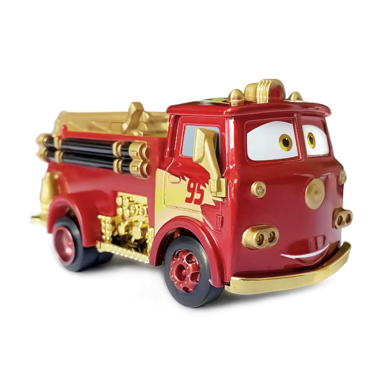 TAKARA TOMY Disney Pixar Cars Mater Feuerwehr-LKW, Modellauto, 1:55, Metall - Bild 2