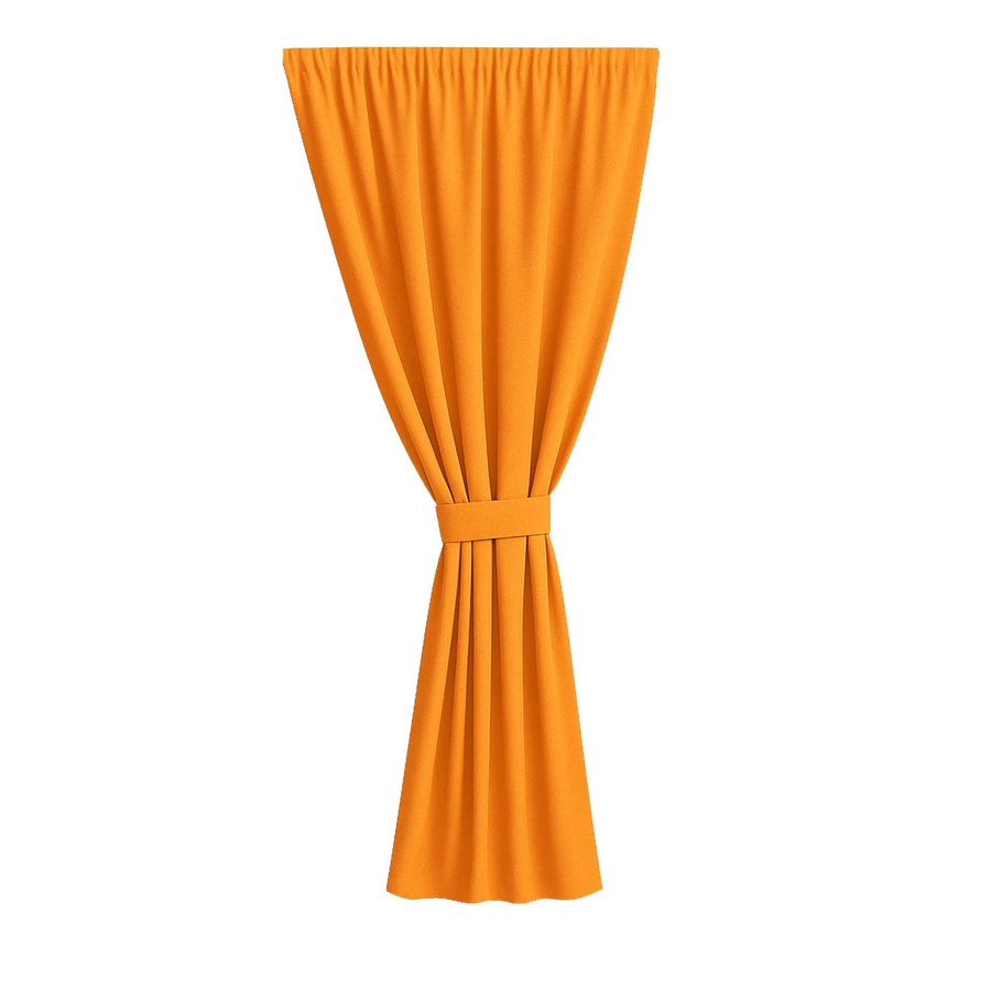 Setgarden Outdoor Vorhang für den Balkon, semi-transparent, Orange, B: 155 cm, H: 220 cm - Bild 2
