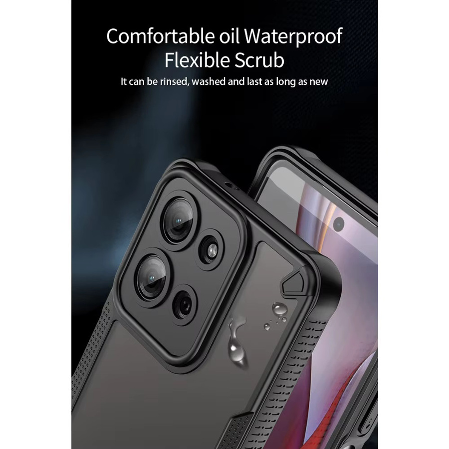 Stoßfeste Militär-Handyhülle aus PC für Motorola Moto G86 G75 G56 G55 G35 5G in Grün - Bild 4