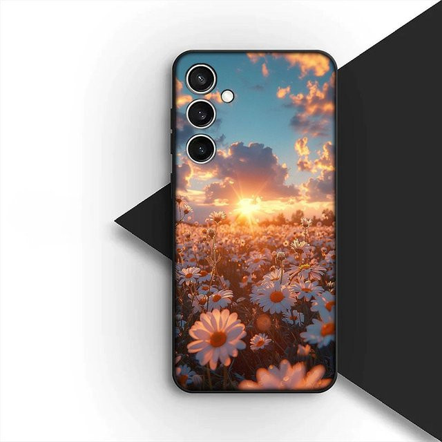 Handyhülle mit Gänseblümchen-Blütenmuster für Samsung Galaxy S20 S21 S22 FE Ultra Plus A07 A15 A16 A17 A25 A37 A57 in Multicolour - Bild 1