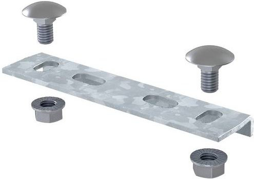 OBO Bettermann Verbindungselement aus Metall in Silber, 25 Stück - Bild 1