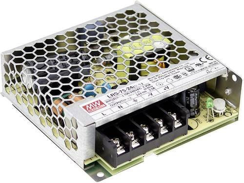 Mean Well MW LRS-75-15 Schaltnetzteil 15 V/DC 5A 75W in Silber - Bild 1