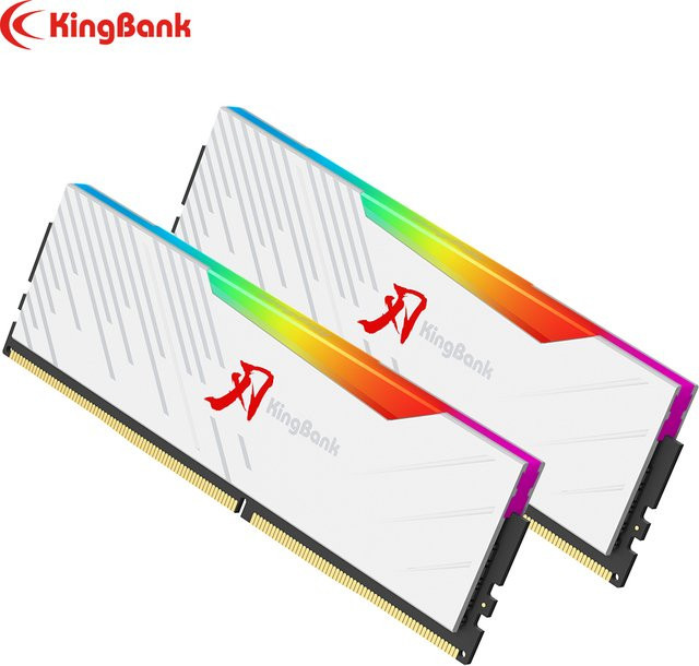 KingBank KRRW DDR4 3600MHz RGB RAM Kit Dual-Channel UDIMM Arbeitsspeicher für Gaming - Bild 1