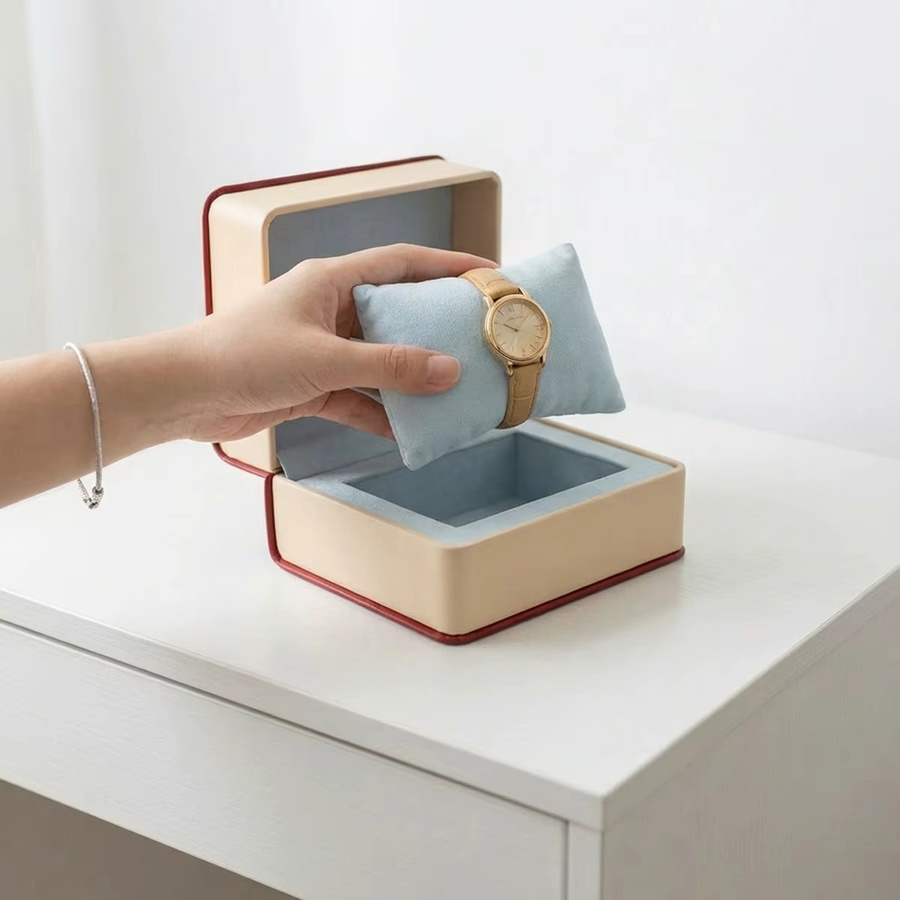 OAKCHARM Uhrenbox, PU-Leder, Schwarz, Minimalistisch - Bild 1