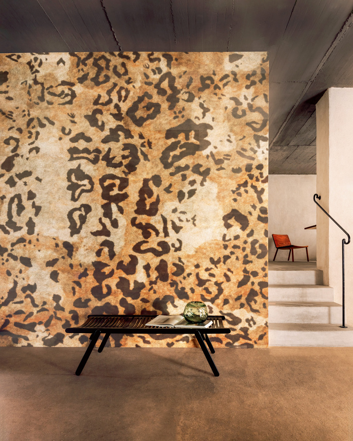 Élitis Mural Leopard Tapete VP 969 01 in Braun mit Animal Print Design - Bild 1