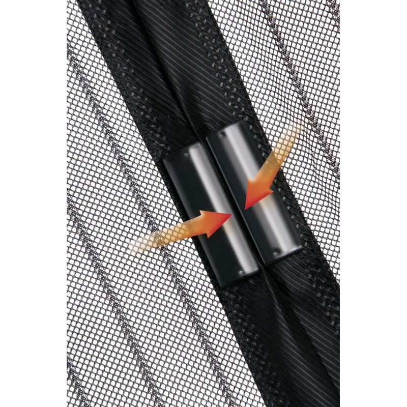 Easymaxx Tür-Moskitonetz Magic Klick Schwarz B: 90 cm x H: 210 cm - Bild 3