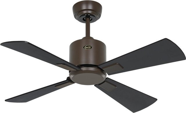 CASAFAN Deckenventilator Eco Neo III WiFi mit Fernbedienung und App, Bronze, Flügel Schwarz/Teak, Durchmesser: 92 cm - Bild 1
