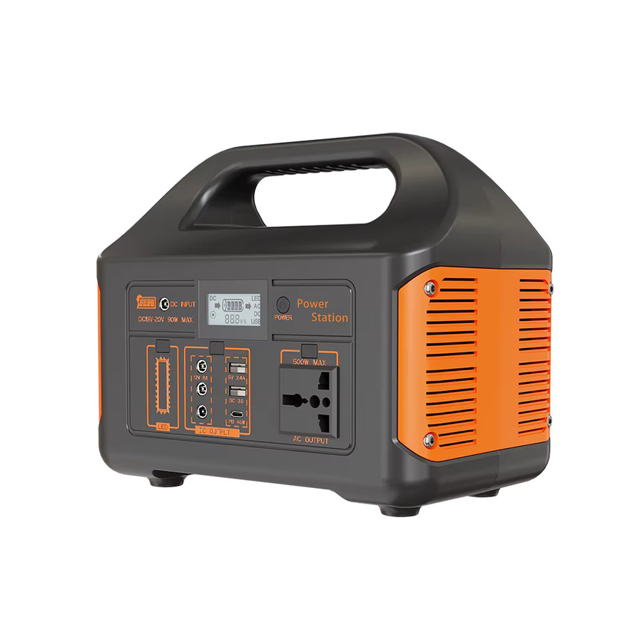 GaiaRay Tragbare Solar-Powerstation 500W mit 460Wh Kapazität, LiFePO4 Akku, 220V EU Anschluss, BMS Energiespeichersystem und USV-Funktion - Bild 7