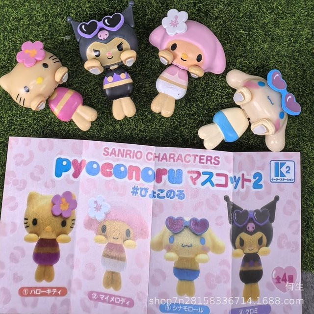 Sanrio Blind Box Spielzeug, My Melody Kuromi Cinnamoroll, Puppen-Modelle - Bild 1