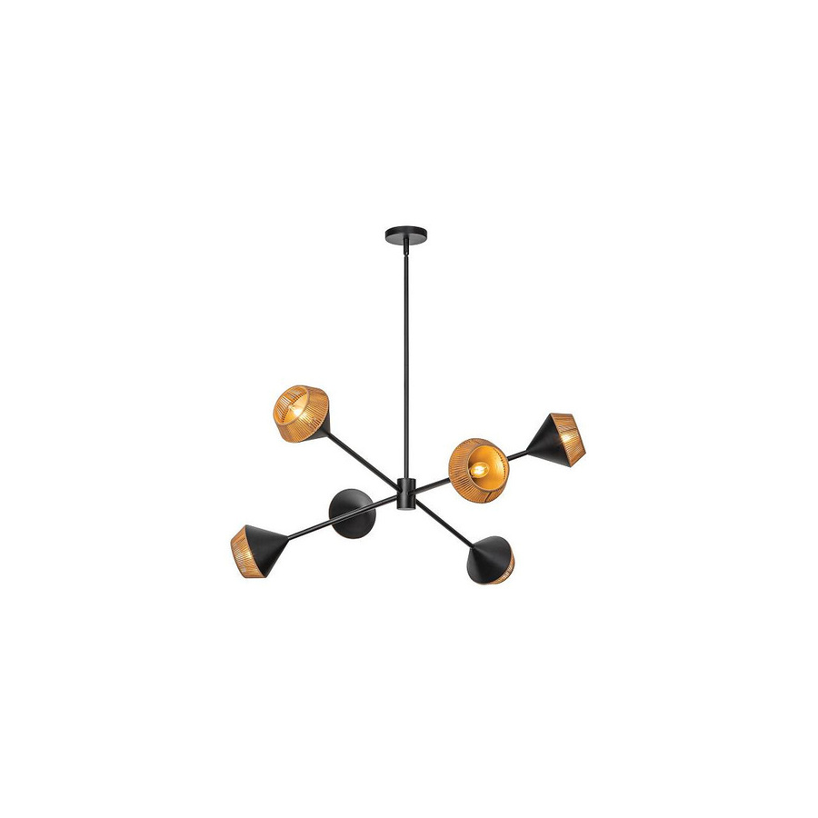 Alora Mood Daphne Kronleuchter Schwarz Modernes Design aus Metall - Bild 1