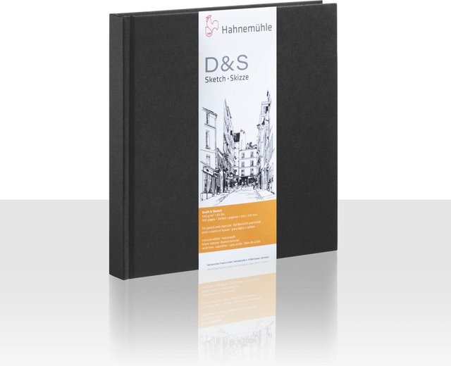 Hahnemühle Skizzenbuch D&S, naturweiß, 80 Blatt, 140g/m², B x H: 25 x 25 cm - Bild 1