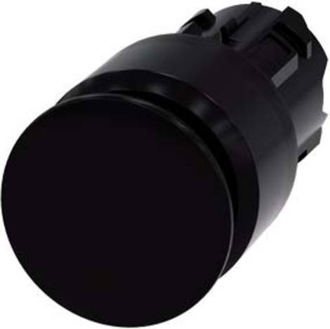 Siemens Pilzdrucktaster 3SU1000-1AA10-0AA0 in Schwarz mit IP66 IP67 IP69/IP69K Schutzart aus Kunststoff - Bild 1