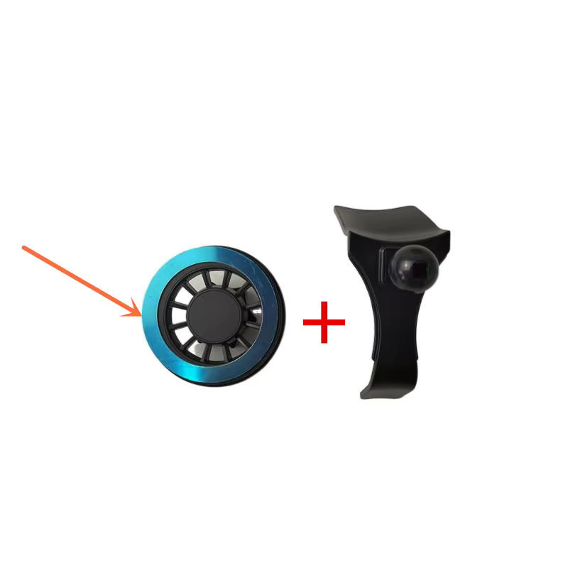 Magnetische Smartphone-Halterung aus ABS-Material für Mercedes-Benz C-Klasse W206 (Modelle 2022, 2023), Farbe: Schwarz - Bild 2