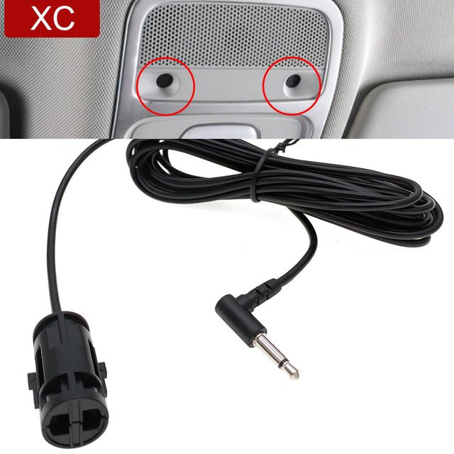 DIXSG 3,5mm Mikrofon Adapterkabel für Audi und Volkswagen in Schwarz - Bild 1