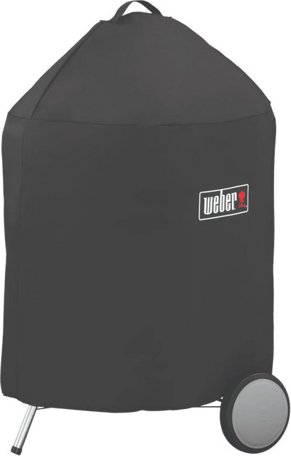 Weber Premium Grillabdeckung für Master Touch und Original Kettle Holzkohlegrills, Anthrazit, Durchmesser: 57 cm - Bild 1