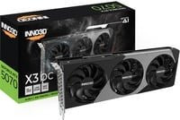 INNO3D GeForce RTX 5070 X3 OC Grafikkarte in Schwarz mit DisplayPort und HDMI - Bild 1